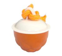 Mimoqk Automatic Dog Ball, Motion-Activated Toy, Light and Sound Interaction, Built-in Teething Texture, Smart Rolling Ball for Puppy, Training, Indoor Outdoor Play, 3.35x2.76 inches