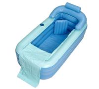Mimoqk Bain Gonflable | Baignoire Pliable PVC Gonflable avec Tapis de Siège pour Douche - Bain Spa, Accessoire Salle de pour Homme Fils Adolescent Fille Famille Femme Garçon Femmes Filles