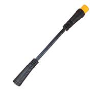 Mimoqk Bike Extension Cable, 3 Pin Connector Wire, Twist Throttle Accessory, Flexible Secure Fit Stable Signal Transmission Design, E Bike Use for Thumb Throttle Connection Repair Upgrade Bicycle