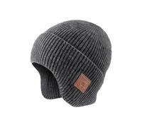 Mimoqk Bonnet Tricoté Sans Fil | Rechargeable Et Tricoté Pour La Chaleur - Bonnet Sans Fil Avec Lumière LED - pour Navette Randonnée Salle de Sport Voyage Cyclisme Garçons Filles Petit Ami Adolescents