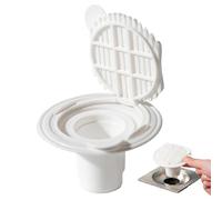 Mimoqk Bouchon anti-refoulement de vidange de sol, étanche avec valve magnétique anti-refoulement | Bouchon de vidange de douche - pour sous-sol, cuisine, buanderie, lavabo, hôtel, dortoir
