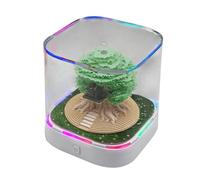 Mimoqk Calendrier 3D 2026, arbre de la fortune pour bureau 2026, planificateur décoratif pour bureau, entrée, étagère, armoire, chambre, salon