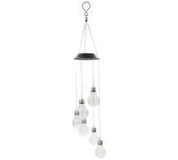 Mimoqk Carillon éolien à lumière solaire | Éclairage d'ambiance à changement de couleur pour décoration d'intérieur, Noël, anniversaire, maman, femme, intérieur et extérieur