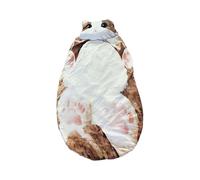 Mimoqk Cat Sleeping Bag, Warm Washable Blanket, Adult Sleeping Bag with Soft Fabric, Blanket with Cute Design, Home Bedding Accessories, for Lounging Indoor Travel Sleepovers
