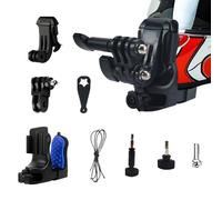Mimoqk Chin Mount,Helmet Chin Mount, Motorcycle Helmet Mount, Lightweight Motorcycle Helmet Chin Mount, Action Camera Mount for Motorcycle Helmets and Dirt Biking Adventures