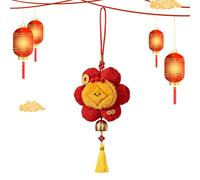Mimoqk Chinese New Year Decorations, 2026 Horse Year Pendant, Soft Hanger with Window Tree Ornaments, Window Tree Use for Living Room, Wall, Bedroom, Holiday Decor, Hanging Ornaments for Home