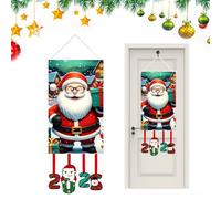 Mimoqk Christmas Yard Flag - Waterproof Festive Ornaments, Decorative Banner Garden Flag, Double-Sided Holiday Display, Sturdy Outdoor Decoration, for Indoor Outdoor Home Window Door