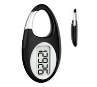 Mimoqk Compteur de pas | Équipement numérique portable simple et précis - Podomètre de marche 3D - pour course à pied, jogging, randonnée, exercice en plein air, sport, entraînement, santé