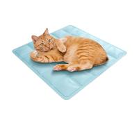 Mimoqk Cooling Pad, Pet Mattress, Foldable Scratch-Resistant Heat-Absorbing Core, Lightweight Sturdy Reusable Easy-Clean, Travel Mat for Car, Lawn, Balcony, Living Room, Park, Picnic