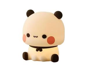 Mimoqk Cute Night Light, LED Squishy Novelty Animal Touch Night Lamp, 3 Modes Dimmable Girls Baby Bedroom Nightlight for Breastfeeding Nursery Decor, Kids Bedroom Lamp