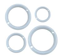 Mimoqk Dart O Rings, Dart Training Rings, Game Practice Set, 4 Piece Set, 11cm/4.33inch 8.5cm/3.35inch 6cm/2.36inch 4cm/1.57inch, Target Throw Game for Kids Boys Girls Backyard Outdoors Indoor