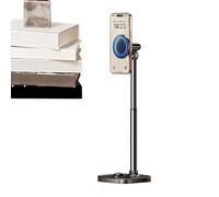 Mimoqk Desktop Phone Holder - Magnetic Angle Height Adjustable Stand, Home Supplies Adjustable Phone Stand, Mobile Device Holder, Multi-Angle Viewing Tool, Use for Video Calls Recording Calling Home