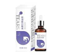 Mimoqk Détachant pour larmes pour chiens, détachant pour les yeux de chien, gouttes pour les yeux pour animaux domestiques détachant pour animaux domestiques de 30 ml - Solution détachante délicate