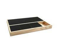 Mimoqk Dog Nail Scratch Board, Interactive Grinder Pad, Treat Box with Storage, Corner Lounge with Sturdy Design, Pet Grooming Tool, Easy Training 1.97x9.84 inches for Apartment Entryway Bedroom Home
