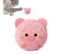 Mimoqk Dog Toy Balls, Plush Rolling Ball, Puppy Teething Game with Soft Material, Pet Play Toy with Fabric, Animal Chew Supplies, Interactive Ball for Home Training Indoor Outdoor