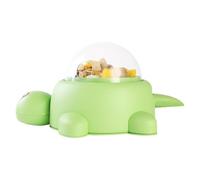 Mimoqk Dog Treat Dispenser, Turtle Shape Pet Treat Toy, Slow Feed Small Animal Feeder Bowl for Mentally Stimulating Training, Puppy Cat Indoor Play, Bloating Reduction, 26.2x16.5x12.7cm