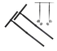 Mimoqk Dumbbell Spotter Assist - 2 Sangles de Sécurité Réglables pour Haltères | Attaches Renforcées pour Racks de Musculation,pour Entraînement en Force Musculation à la Maison ou en Salle de Sport