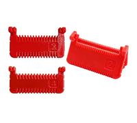 Mimoqk Edge Stitching Gauge, Stitching Seam Template, Gauge with Weaving Ruler Design, Weaving Template Feature for Quilting Use, Craft Tool, Sewing Gauges for Knitting Crocheting