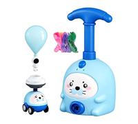 Mimoqk Ensemble De Lanceur De Ballons Jouet, Style Dessin Animé Pneumatique Manuel, Voiture Lance-Ballon Enfant, pour Anniversaires, Activités Scolaires en ole À La Maison, Voyages Et