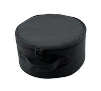 Mimoqk Fan Bag, Storage Case, Waterproof Portable Round Travel Organizer, Lightweight Dustproof Protective Pouch for Camping Workplace Beach Picnic Outdoor Women Men, 9.06x5.12 inches