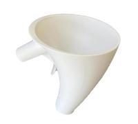 Mimoqk Flour Funnel Stand Mixer Attachment, Funnel Accessory for Baking, Cooking Tool for Preparing Batter, Dough, Bread, Bakers, Pastry Chefs, Home Cooks, Kitchen Enthusiasts, 4.72x5.35x4.13 Inches