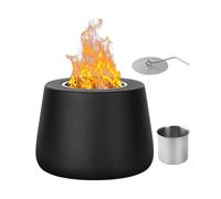 Mimoqk Foyer de Table, Sculpture Decoratives De Style Moderne, Cheminée d'Intérieur pour Table, pour Terrasse Jardin Salon Camping Balcony Fête Barbecue et Décoration