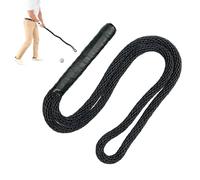 Mimoqk Golf Rope Trainer - Portable Swing Balance Tool for Junior and Women, Postures Corrector with Elastic Resistances Band, Practice Aid for Course, Garage, Backyard, 39.37x0.59x0.59 inches