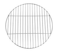 Mimoqk Grille de barbecue ronde portable en acier inoxydable