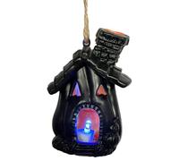 Mimoqk Halloween Lights Indoor, Light-Up Pumpkin Gothic Decor, Spooky Ornament String Lighting, Safe and Easy to Use for Home, Hallway, Holiday, Bedroom, Interior, 3.15x2.56x4.33 inches