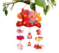 Mimoqk Hand Sewing Kit, Portable Horse Craft, Sewing Kit with Home Use, Children Craft Kits with Fun Activities, Hobby Accessory, Kits for Birthday Holiday Entertainment Birthday