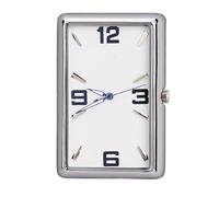 Mimoqk Horloge de voiture autocollante, horloge de voiture élégante, horloge de décoration automobile, meilleure horloge de grille d'aération de voiture, décoration de tableau de bord automobile