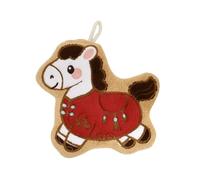 Mimoqk Horse Towel, Soft Hangable Dishcloth Coral Fleece with Lunar New Year Design, Absorbent Kitchen Towel Holiday Spring Festival Decor with Loop, Year of The Horse Towels for Kids Bathroom