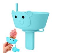 Mimoqk Ice Cream Holder, Silicone Ice Pop, Easy Grip Stand, Sturdy Non Slip Design, Ices Pop Holders for Kids Boys Girls Children Indoor Outdoor Home Beach Camping Picnic Pool School