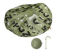 Mimoqk Interactive Cat Toy, Moving Pet Game, Automatic Chasing Device, Hidden Cover Design, Stimulates Hunting Instincts for Indoor, Playtime, Enrichment, 22.83x22.83x3.74 inches