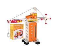 Mimoqk Jeu De Construction Écrous Et Boulons | Set de Jeu STEM,Blocs De Construction en Bois pour Jouets STEM | À Partir de 3 Ans Garçons et Filles Voyage Fête Noël