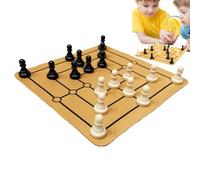 Mimoqk Jeu d'Échecs Complet,Jeu De Stratégie - Ensemble Ludique Interactif Portatif pour S'amuser en Famille Et Adultes Débutants À La Maison À Partir De 4 Ans