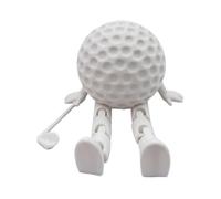 Mimoqk Jouet d'action Balle de Golf - Figurine modèle 3D articulée, Sculpture de Membres rotatifs, Affichage de réglable, Accessoire Photo Amusant en Stop Motion, œuvre d'art de Collection, vitrin