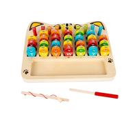 Mimoqk Jouet De Pêche - Activité Éducative en Bois avec Aimants | Jouet De Pêche Interactif - pour À La Maison en Salle De Jeux À L'École en Classe pour La Soirée Familiale en Voyage