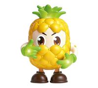 Mimoqk Jouets Dansants pour Les | Robot Éducatif Fruits d'apprentissage Précoce | Jouet Musical Électrique avec Lumières Et Sons,pour Les Anniversaires des Garçons Et des Filles, pour La Maison Et