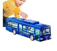 Mimoqk Large Electric City Bus Toy Vehicles Kids Play Transport