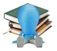 Mimoqk Light Bulb Man Figure, Glow in The Dark Model, Posable Figurine with Flexible Legs, Light Bulb Figurines with Material, Desk Home Decor, Novelty Toy for Home Party Favors Decoration