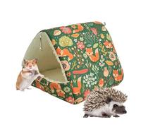 Mimoqk Maison d'Guinée - Maison chaude - Nid de hamster - Maison de couchage d'hiver multifonction lavable - Accessoire pour hamster - Chaud pour furet de hamster