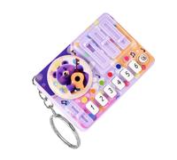 Mimoqk Music DJ Keychain, Cute Cartoon Charm, Instrument Keychain with Musical Design, Bag Accessory with School Use, Kids School Accessory, Keychains for Boys Girls Home