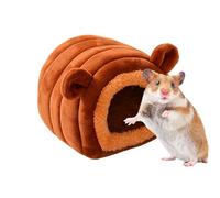 Mimoqk Niche pour hamster | Maison d'hiver confortable pour petits animaux