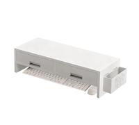 Mimoqk Plateforme de Surélévation pour Moniteur,Extendeur De Support Organisateur Solide - Support de Bureau pour Moniteur - pour Famille Amis Bureau À Domicile Étude en Intérieur