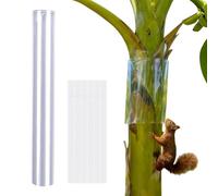 Mimoqk Protection d'arbre - Imperméable et transparente autocollante - Enveloppe d'arbre d'hiver - pour cerf, lapin, écureuil, hiver, printemps, pelouse, fruits, branches, racines, base, prévention