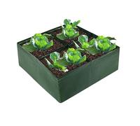 Mimoqk Raised Garden Bed, Fabric Grow Bag, Breathable Plant Container, Vegetable Planting Pot Outdoor Yard Balcony Roof Gardening Planter Reusable Portable Nursery Bed Home Garden Farming Use