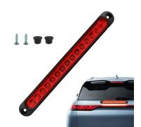 Mimoqk Rear Led Lights, Car Tail Stop Lamp, Waterproof High Mount Light, Dustproof Automotive Brake Signal for Cars Trucks Suv Safety Driving Travel Night Use 25.5x2.8x1.7cm