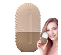 Mimoqk Rouleau de glace de visage,Refroidissement réutilisable Glow Cube Ice Roller pour le visage - Outil de soin de la peau de rouleau à glace en silicone, rouleau de massage du visage qui