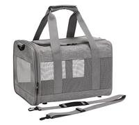 Mimoqk Sac de Transport pour Chat - Portable avec Poche à Poignée | Sac de Voyage pour Animal Bandoulière - pour Les Races de Petits et Moyens Chiens et Chats, la Maison, Les Déplacements, Le Camping